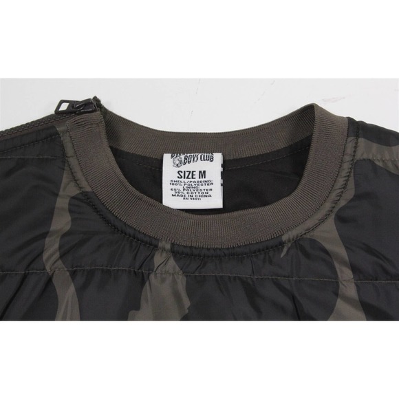 Billionaire Boys Club Green Camo Pullover Padded Jacket Men's Medium - Picture 5 of 9